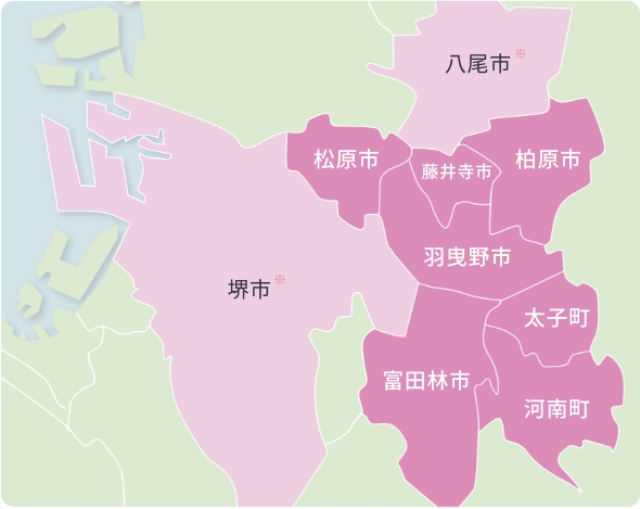 訪問可能エリア地図